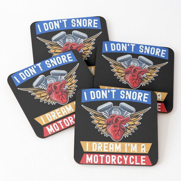 Item preview, I Don't Snore I Dream I'm A Motorcycle Funny Snoring Biker designed and sold by Mfk Clothes.