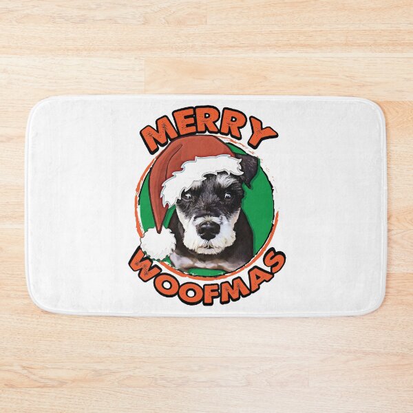 Item preview, Merry Woofmas Schnauzer designed and sold by csoDesign.