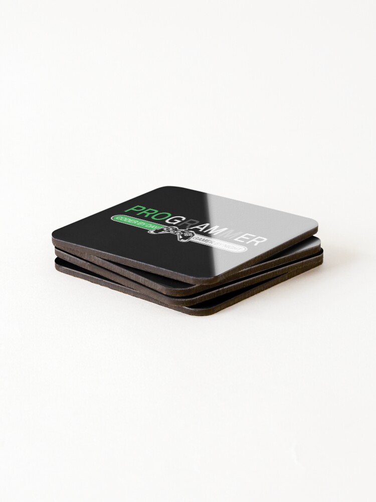Thumbnail 4 of 5, Coasters (Set of 4), Programmer Coder Code Day Night designed and sold by ExcitedMood.