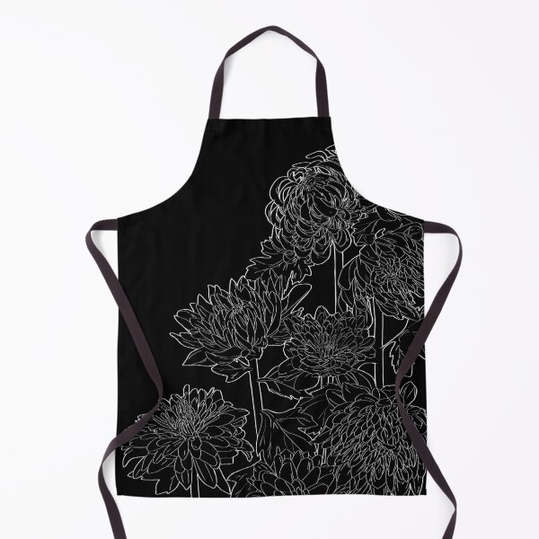 Item preview, Chrysanthemums with Thick White Outline designed and sold by Saanis.
