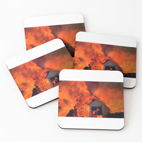 Item preview, burning building designed and sold by cupidbullet.
