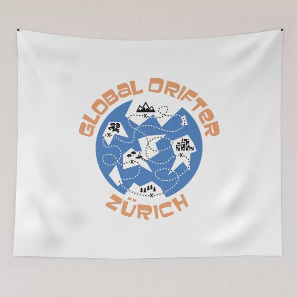 Item preview, Zurich Global Drifter designed and sold by designkitsch.