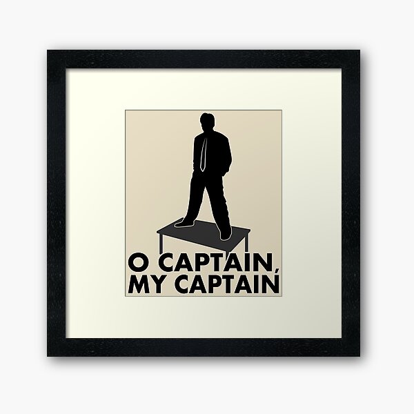 Aperçu de l'œuvre O Capitaine, mon Capitaine créée et vendue par Sanguisetas.