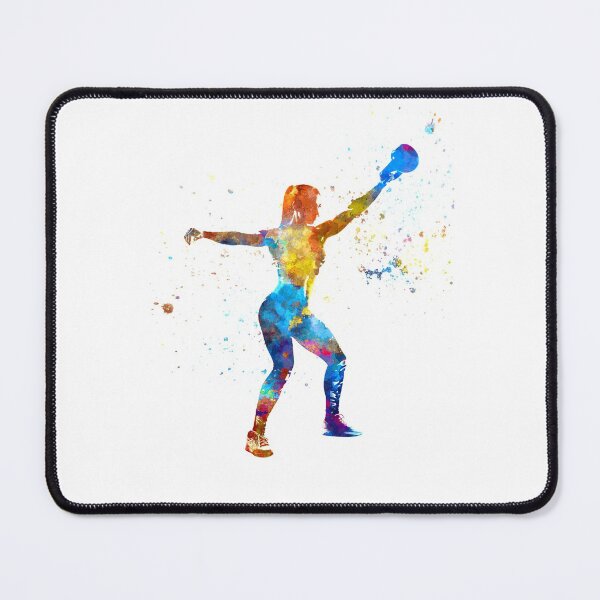 Item preview, Fitness exercise in watercolor designed and sold by paulrommer.