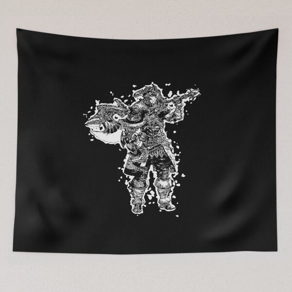 Item preview, Warrior - Final Fantasy (B&W) designed and sold by MnA-Designs.
