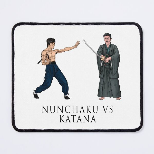 Item preview, Nunchaku Vs. Katana designed and sold by Preserved Dragons.