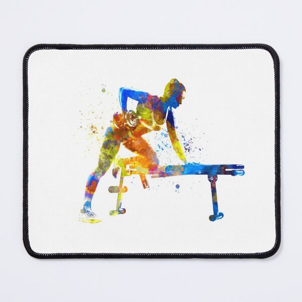 Item preview,  Fitness exercise in watercolor designed and sold by paulrommer.