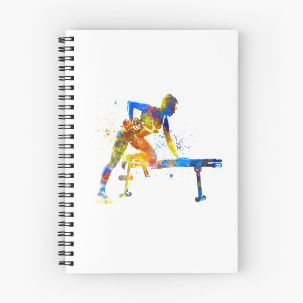 Item preview,  Fitness exercise in watercolor designed and sold by paulrommer.