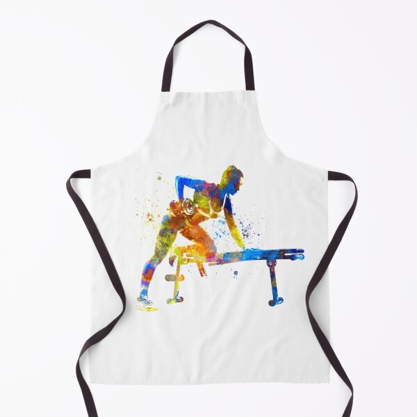 Item preview, Fitness exercise in watercolor designed and sold by paulrommer.