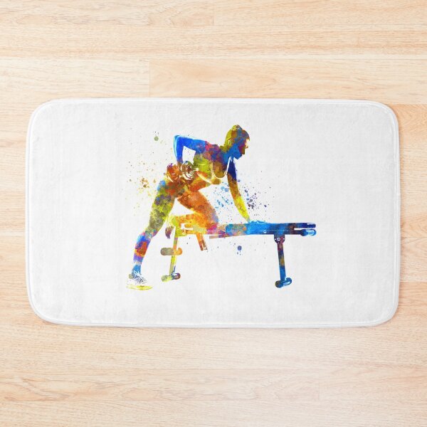 Item preview,  Fitness exercise in watercolor designed and sold by paulrommer.