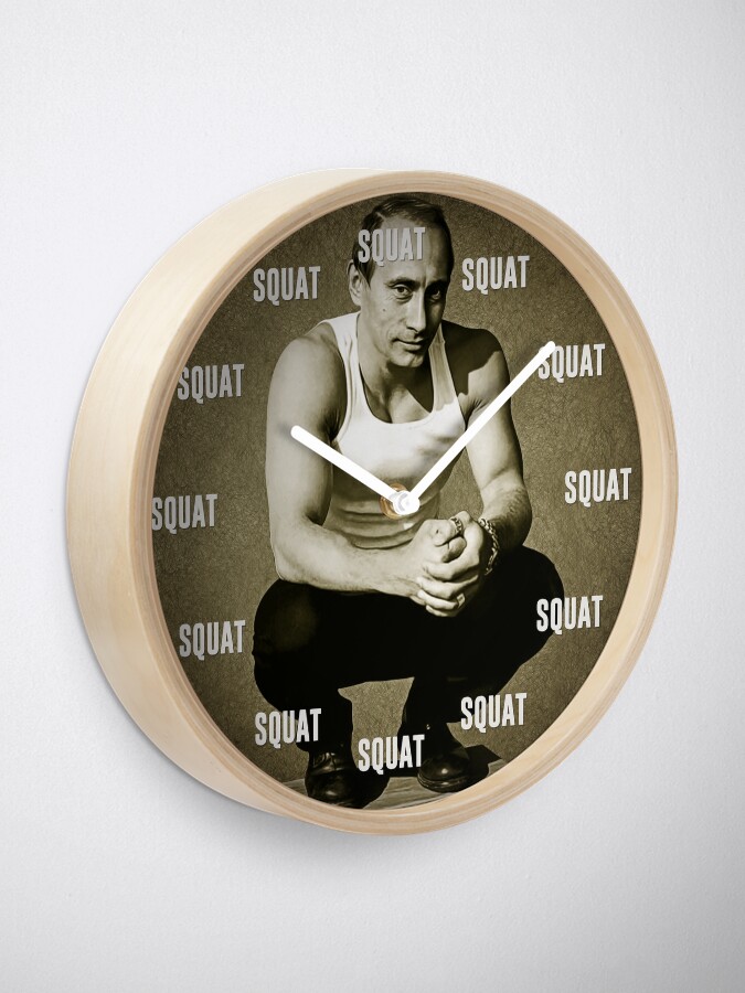 Alternate view of Squat O clock Clock