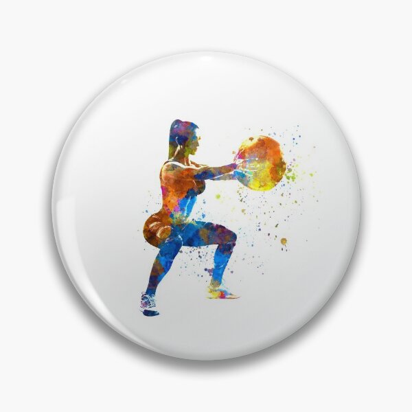 Item preview,  Fitness exercise in watercolor designed and sold by paulrommer.