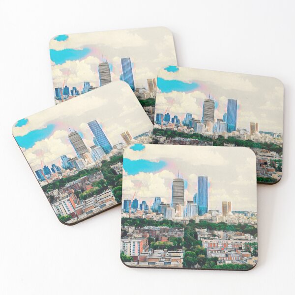 Item preview, Boston Skyline designed and sold by Sofia-Draws.