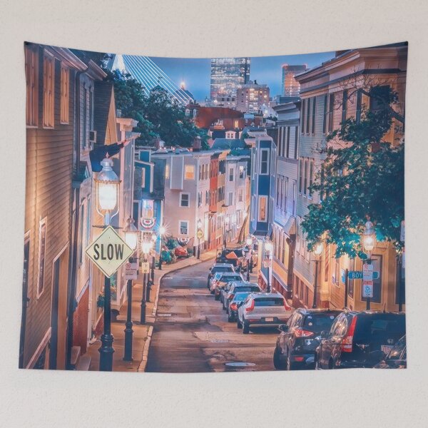 Item preview, Boston Streets, Massachusetts designed and sold by Sofia-Draws.