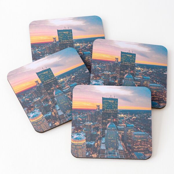 Item preview, Boston at Night designed and sold by Sofia-Draws.