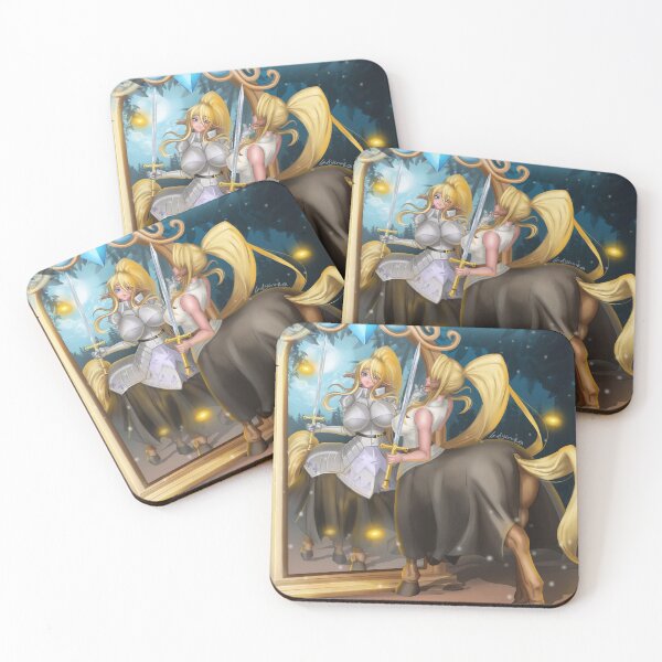 Item preview, Centaur Woman Knight Mirror Forest designed and sold by ladykraken.