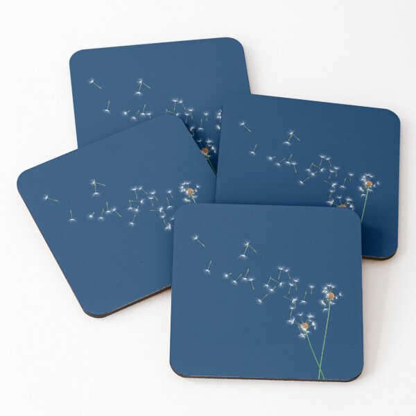 Item preview, Floating Dandelion Seeds Blue designed and sold by bradm50.