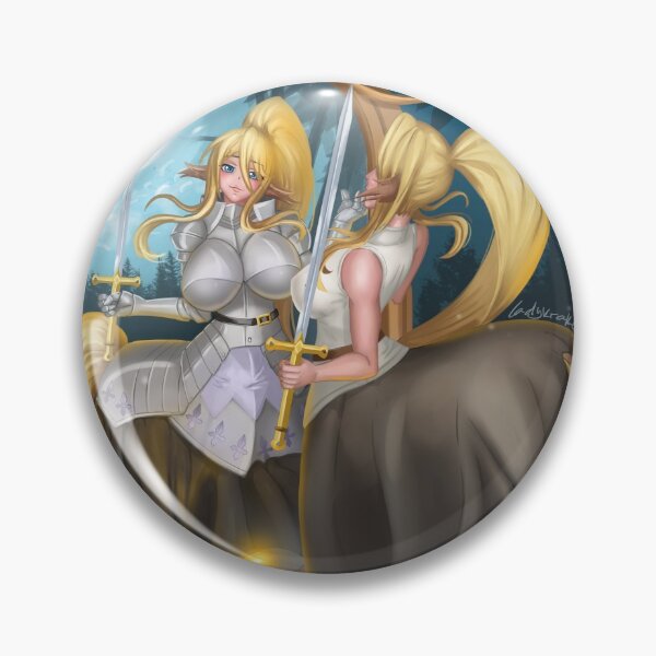 Item preview, Centaur Woman Knight Mirror Forest designed and sold by ladykraken.
