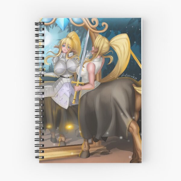 Item preview, Centaur Woman Knight Mirror Forest designed and sold by ladykraken.