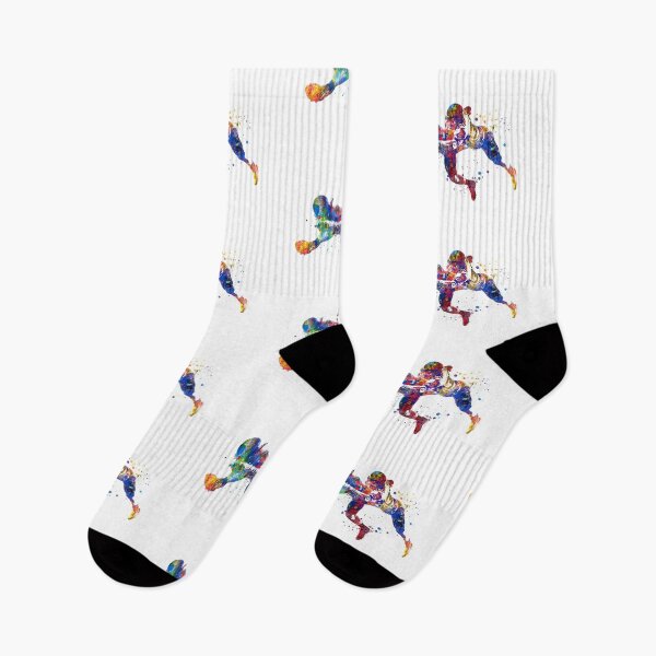 Item preview, American football player in watercolor designed and sold by paulrommer.