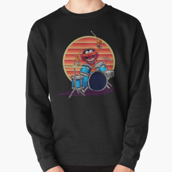 Muppets Emotional Animal Drummer Pullover Sweatshirt