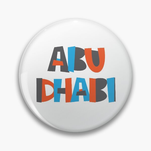 Item preview, Abu Dhabi Hand Drawn Text designed and sold by designkitsch.