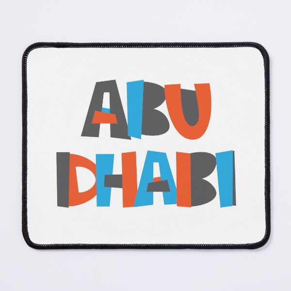 Item preview, Abu Dhabi Hand Drawn Text designed and sold by designkitsch.