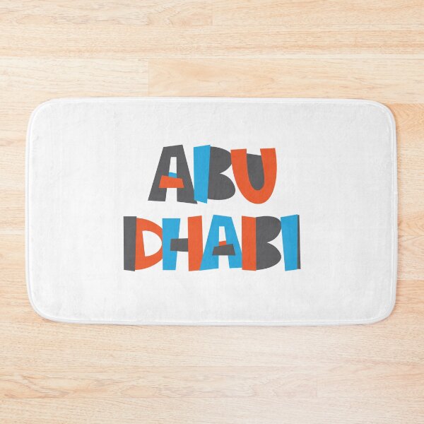 Item preview, Abu Dhabi Hand Drawn Text designed and sold by designkitsch.
