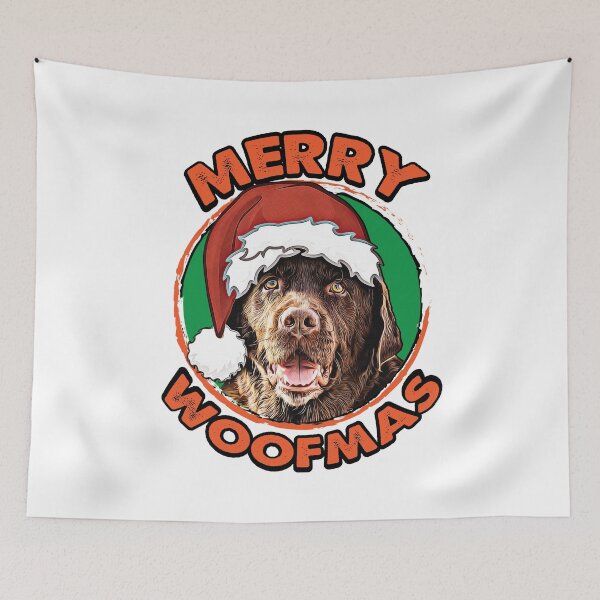 Item preview, Merry Woofmas Labrador designed and sold by csoDesign.