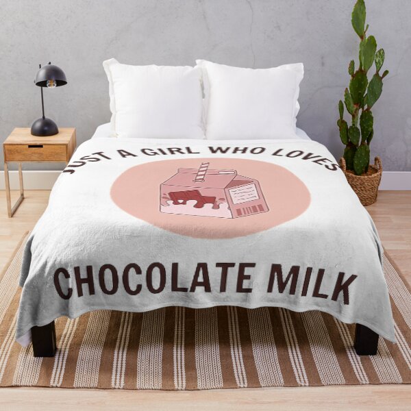 Item preview, Just A Girl Who Loves Chocolate Milk  designed and sold by Sadhvika.