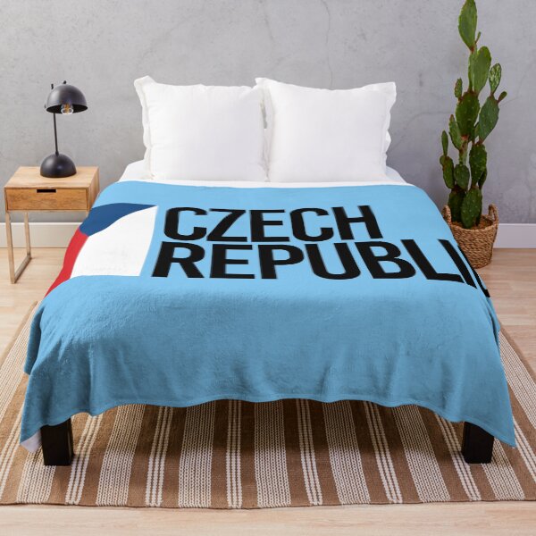 Item preview, Czech Republic Country Flag - Minimal Design collection designed and sold by randomorder.