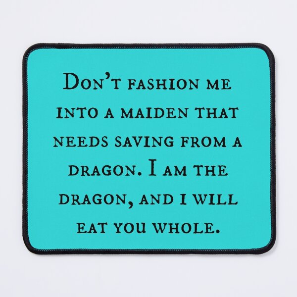 Dragon of Feminism 2 Mouse Pad
