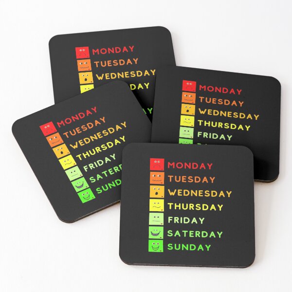 Item preview, Emotional States During The Week designed and sold by DoherDesigns.