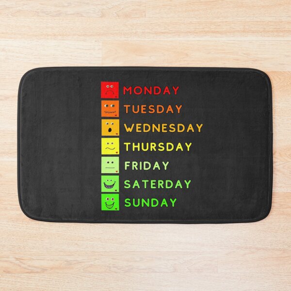 Item preview, Emotional States During The Week designed and sold by DoherDesigns.