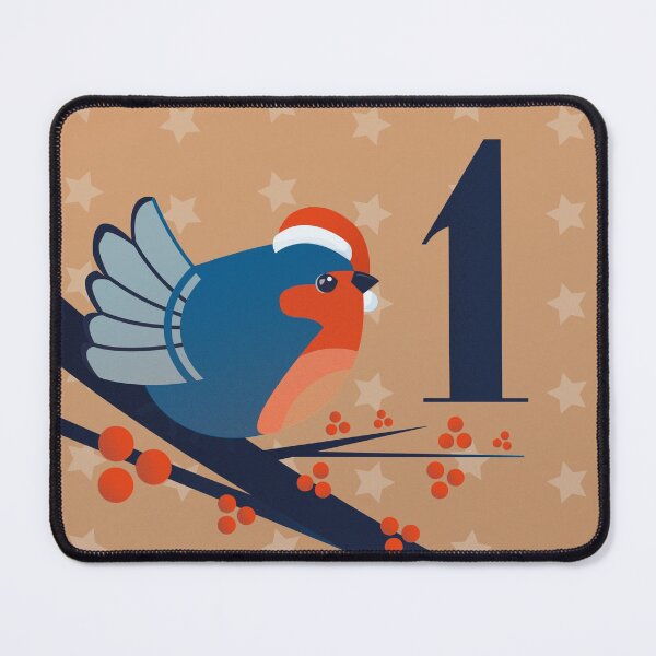 Item preview, winter bird at christmas designed and sold by Miriam DESQUESNES.