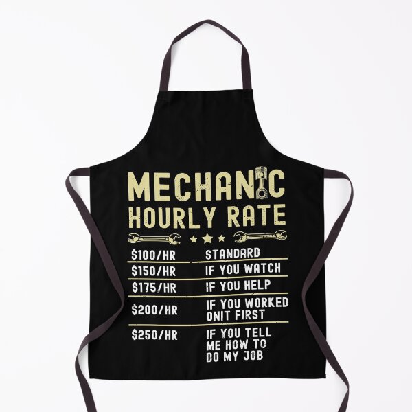 Item preview, Mechanic Hourly Rate Labor Rates Funny Vintage Graphic designed and sold by Mfk Clothes.