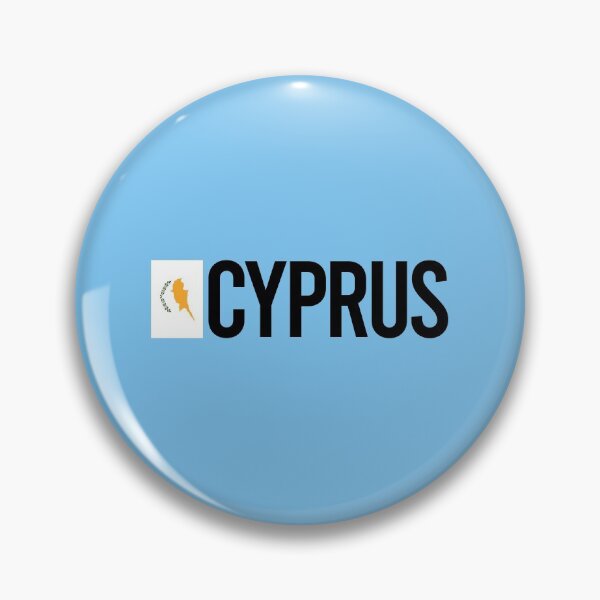 Item preview, Cyprus Country Flag - Minimal Design collection designed and sold by randomorder.
