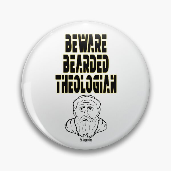Item preview, Copy of Beware Bearded Theologian Augustine designed and sold by TheologyFirst.