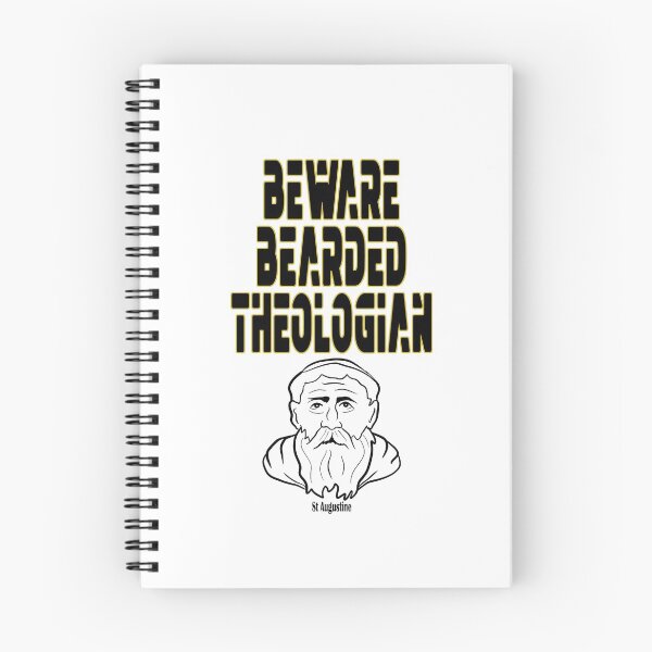 Item preview, Copy of Beware Bearded Theologian Augustine designed and sold by TheologyFirst.