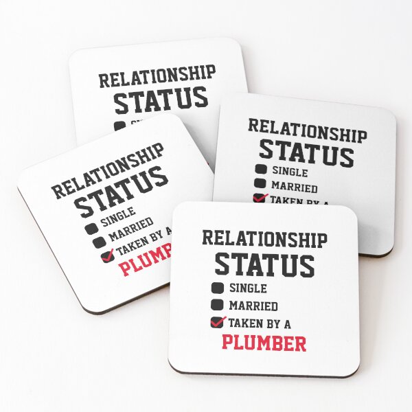 Item preview, Plumber Relationship Status  designed and sold by Yay Design.