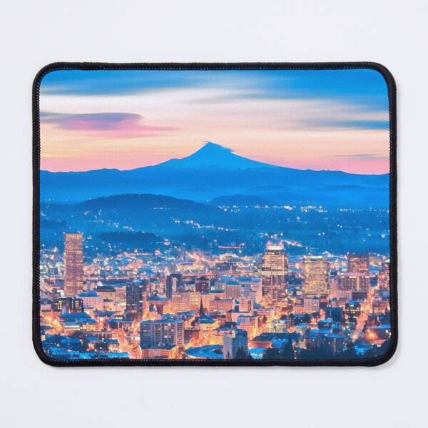 Item preview, Portland Skyline at Night designed and sold by Sofia-Draws.