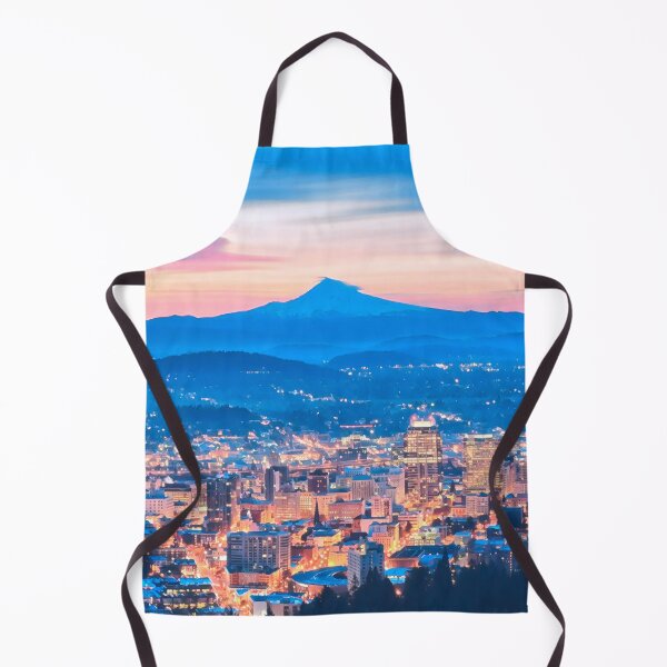 Item preview, Portland Skyline at Night designed and sold by Sofia-Draws.