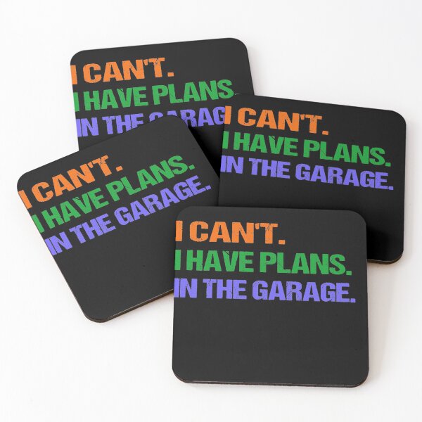 Item preview, I Can't I Have Plans In The Garage Funny Garage Car Mechanics Racers Gift designed and sold by Wadia Hamda.