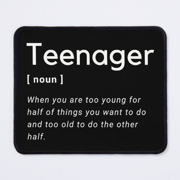 Item preview, Teenager Definition designed and sold by Amine-Creation.