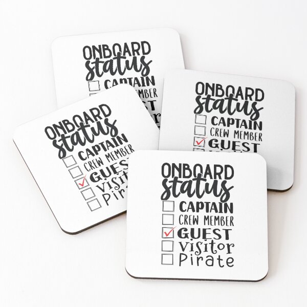 Item preview, onboard status, cruise status, funny design designed and sold by NineJuly.