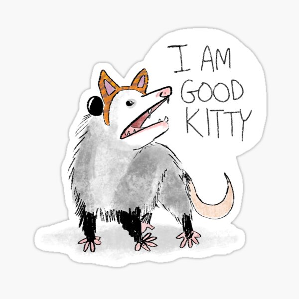 "I AM GOOD KITTY" Design Sticker