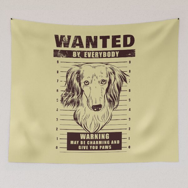 Item preview, Wanted Longhaired Dachshund - Imperial designed and sold by HappySchnapper.