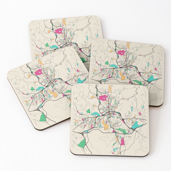 Item preview, Asheville, North Carolina Street Map designed and sold by A Deniz Akerman.