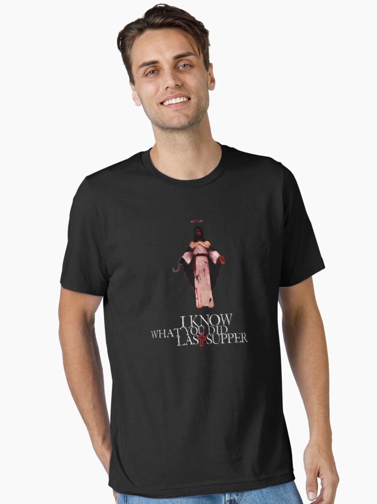 Thumbnail 2 of 7, Essential T-Shirt, I Know What You Did Last Supper designed and sold by everyplate.