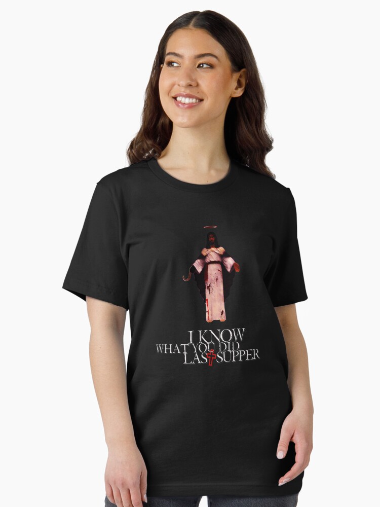 Thumbnail 1 of 7, Essential T-Shirt, I Know What You Did Last Supper designed and sold by everyplate.